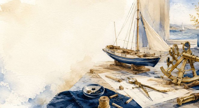 CapsurIA, Créer un outil avec Claude, sans coder, aquarelle maritime