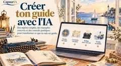 Couverture du guide « Créer ton guide avec l'IA », CapsurIA