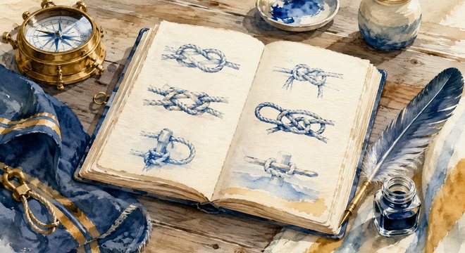 CapsurIA, Dictionnaire de l'IA, aquarelle maritime