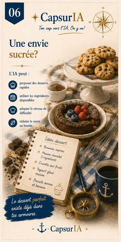 Affiche CapsurIA : Une envie sucrée ?