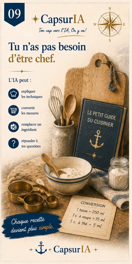 Affiche CapsurIA : Tu n'as pas besoin d'être chef