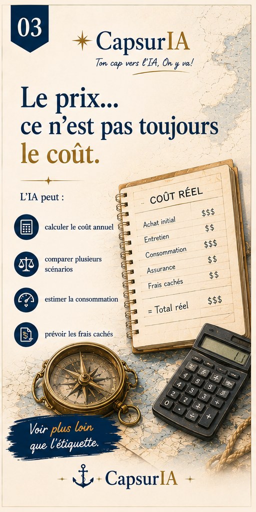 Affiche CapsurIA : Le prix, ce n'est pas toujours le coût