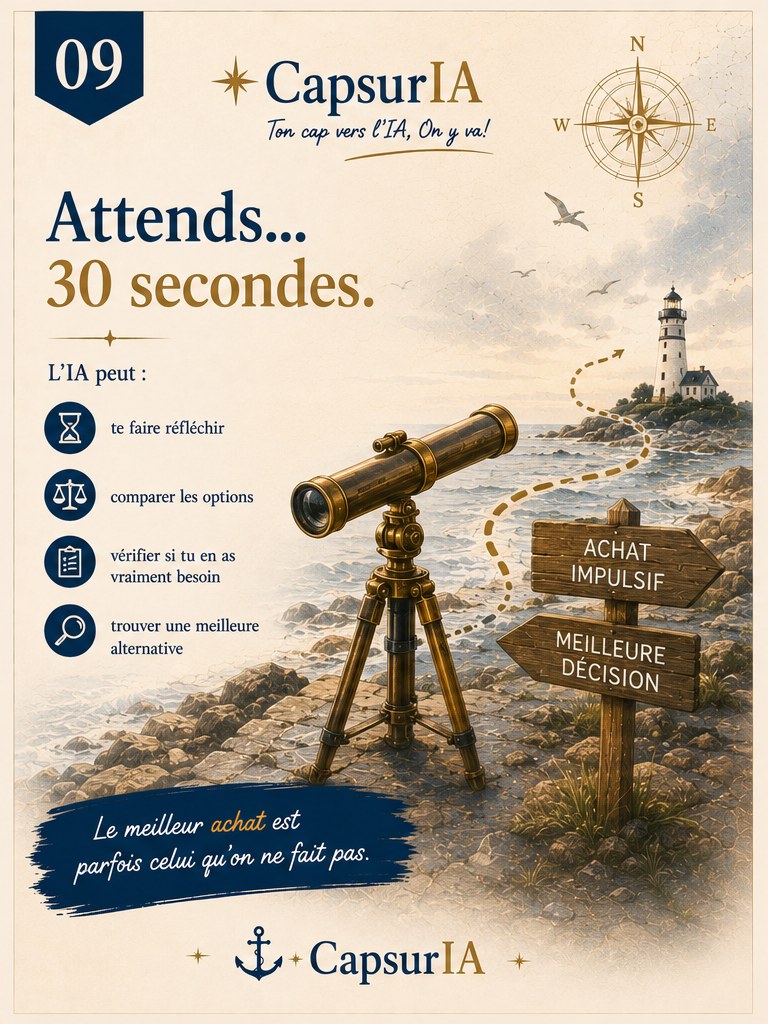 Affiche CapsurIA : Attends, 30 secondes
