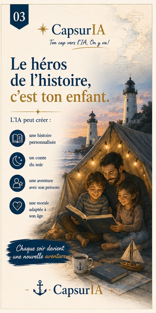 Affiche CapsurIA : Le héros de l'histoire, c'est ton enfant