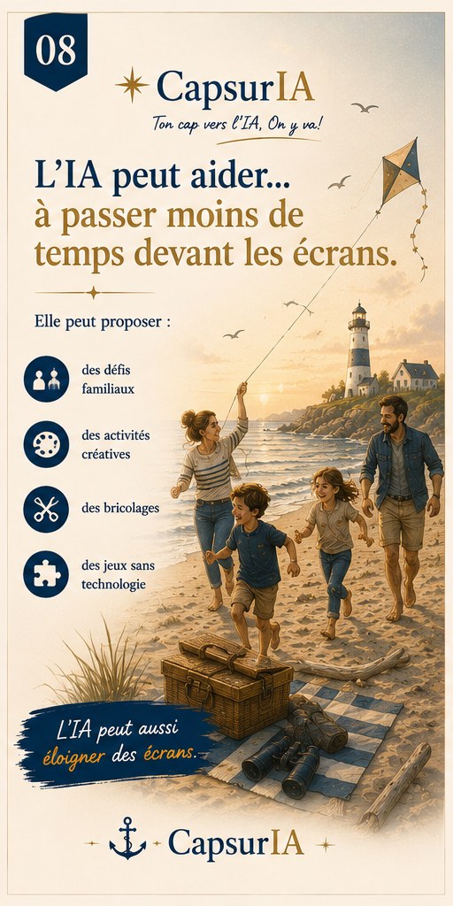 Affiche CapsurIA : L'IA peut aussi éloigner des écrans
