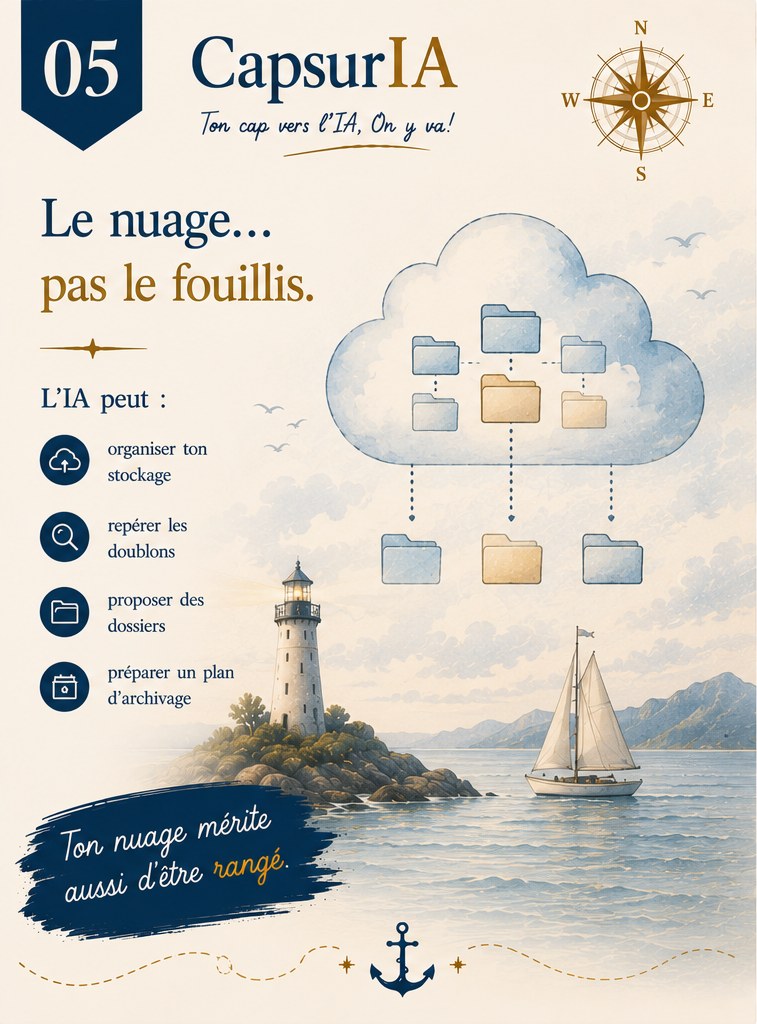 Affiche CapsurIA : Le nuage, pas le fouillis