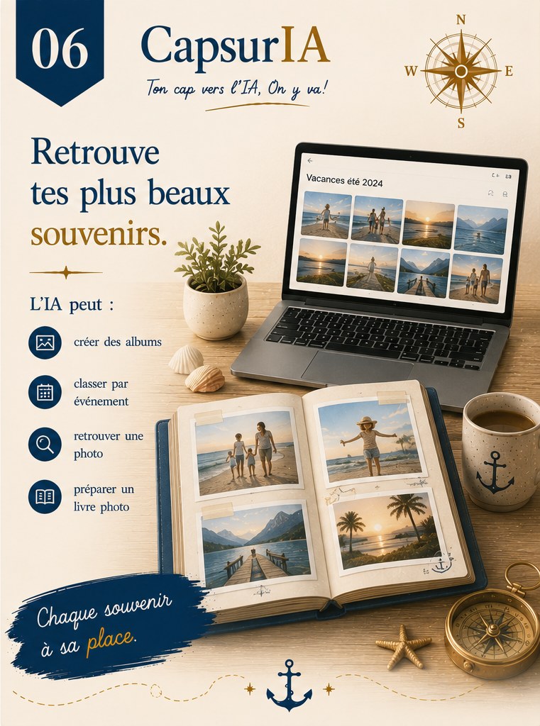 Affiche CapsurIA : Retrouve tes plus beaux souvenirs