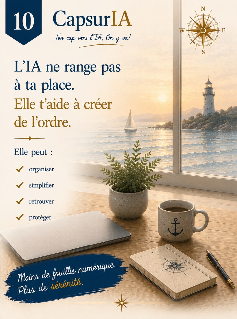 Affiche CapsurIA : L'IA ne range pas à ta place