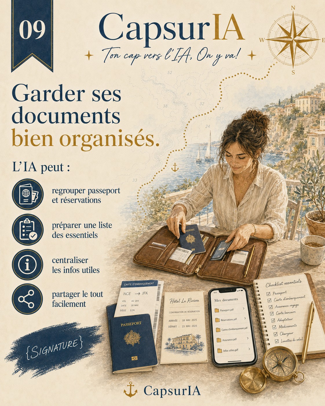 Affiche CapsurIA : Voyager plus malin
