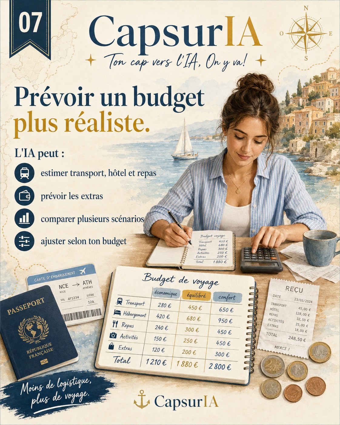 Affiche CapsurIA : Prévoir un budget plus réaliste