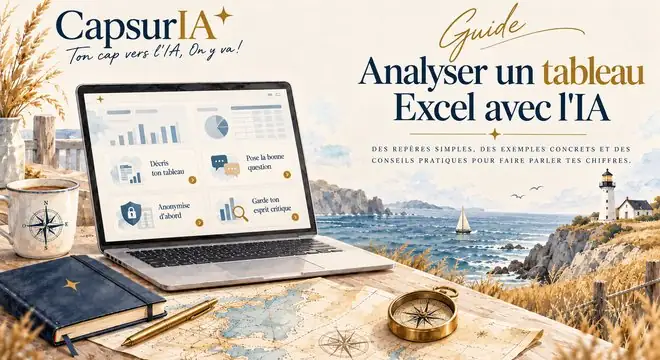 Couverture du guide « Analyser un tableau », CapsurIA