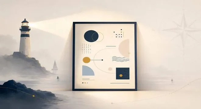 Affiche CapsurIA, phare et compas