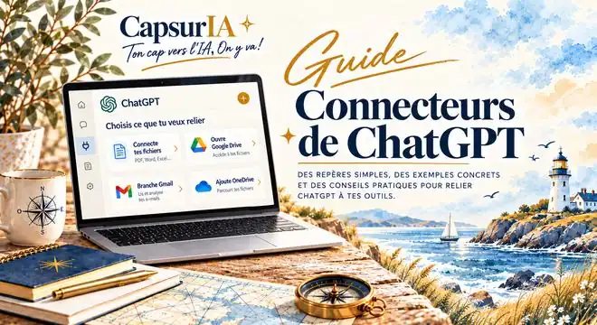 Couverture du guide « Connecteurs de ChatGPT », CapsurIA