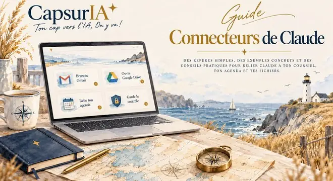 Couverture du guide « Connecteurs de Claude », CapsurIA
