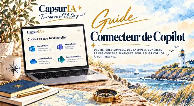Couverture du guide « Connecteurs de Copilot », CapsurIA