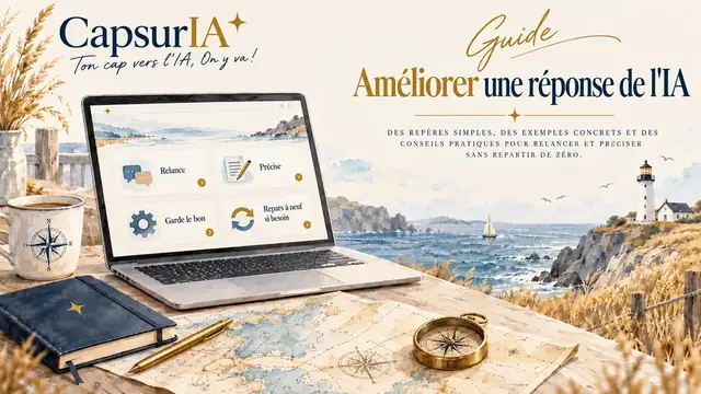 Couverture du guide « Améliorer une réponse », CapsurIA