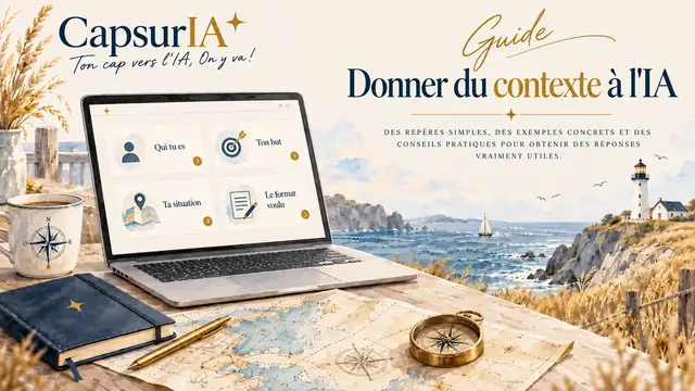 Couverture du guide « Donner du contexte », CapsurIA